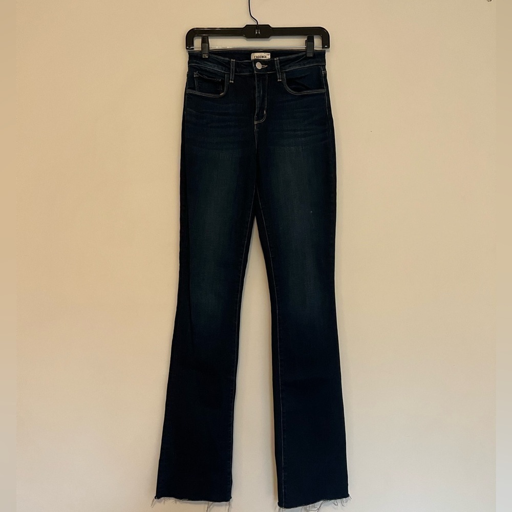L'AGENCE Ruth High-Rise Straight-Leg Jeans - Picture 3 of 5